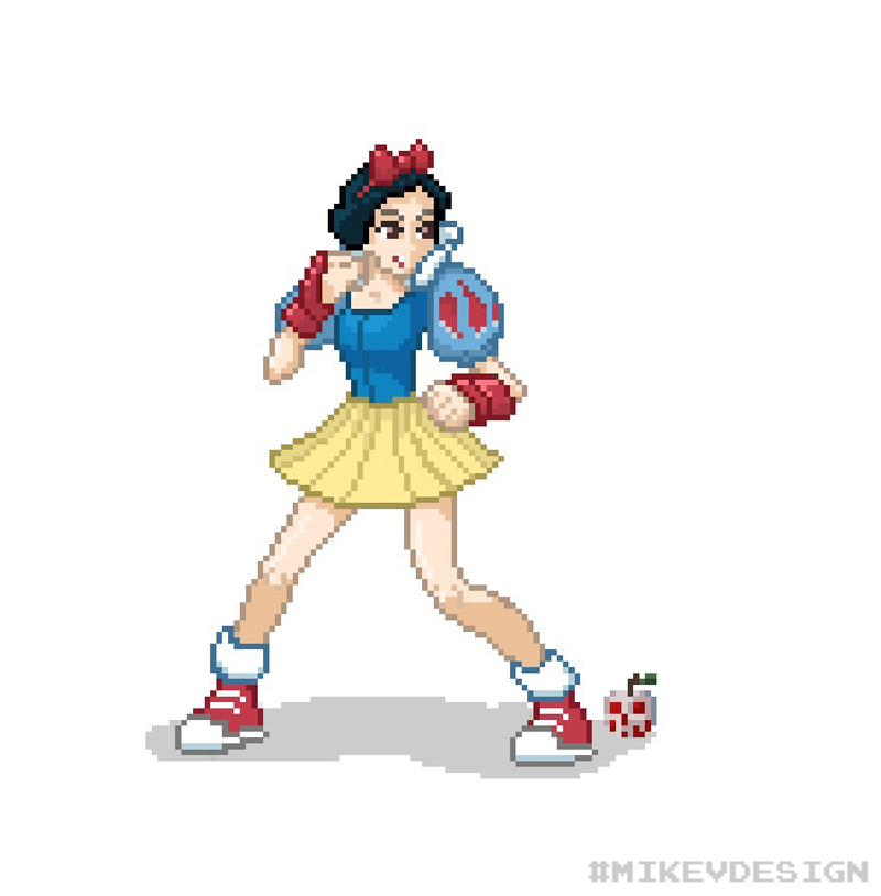 Illustration for article titled If Disney Princesses Were Old-School Street Fighter Characters...